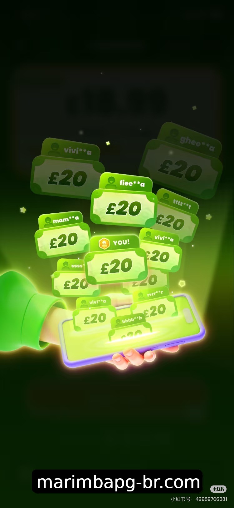 Interface do App marimbapg